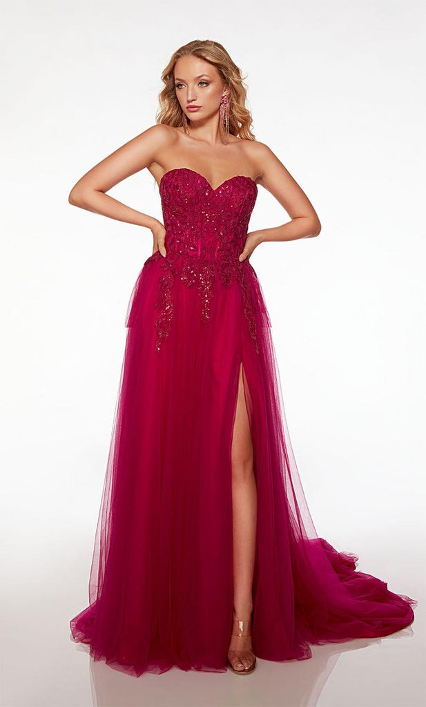 Alyce Paris Lace A-Line Prom Dress 61723