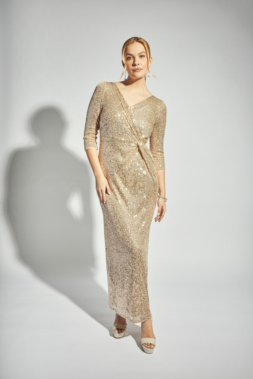 Alex Evenings Sequin Column Gown 8196646