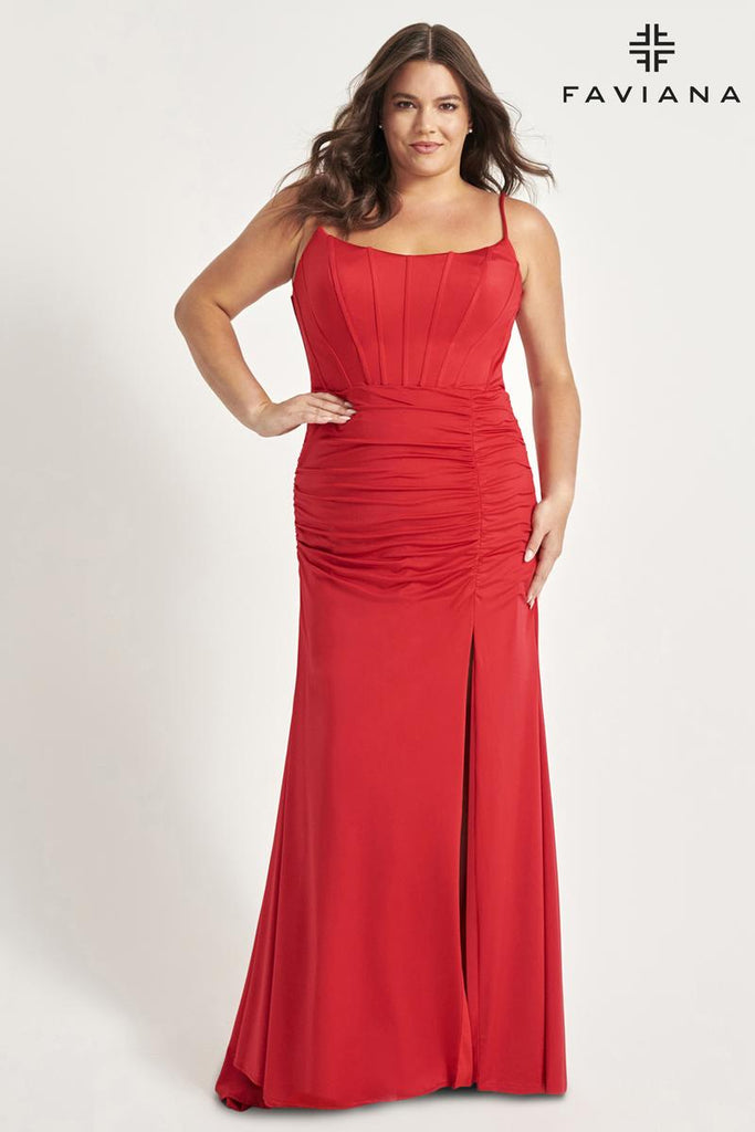 Faviana Tight Plus Size Prom Dress 9544