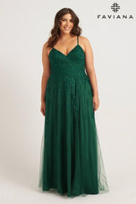 Faviana Plus Sizes Dress 9552