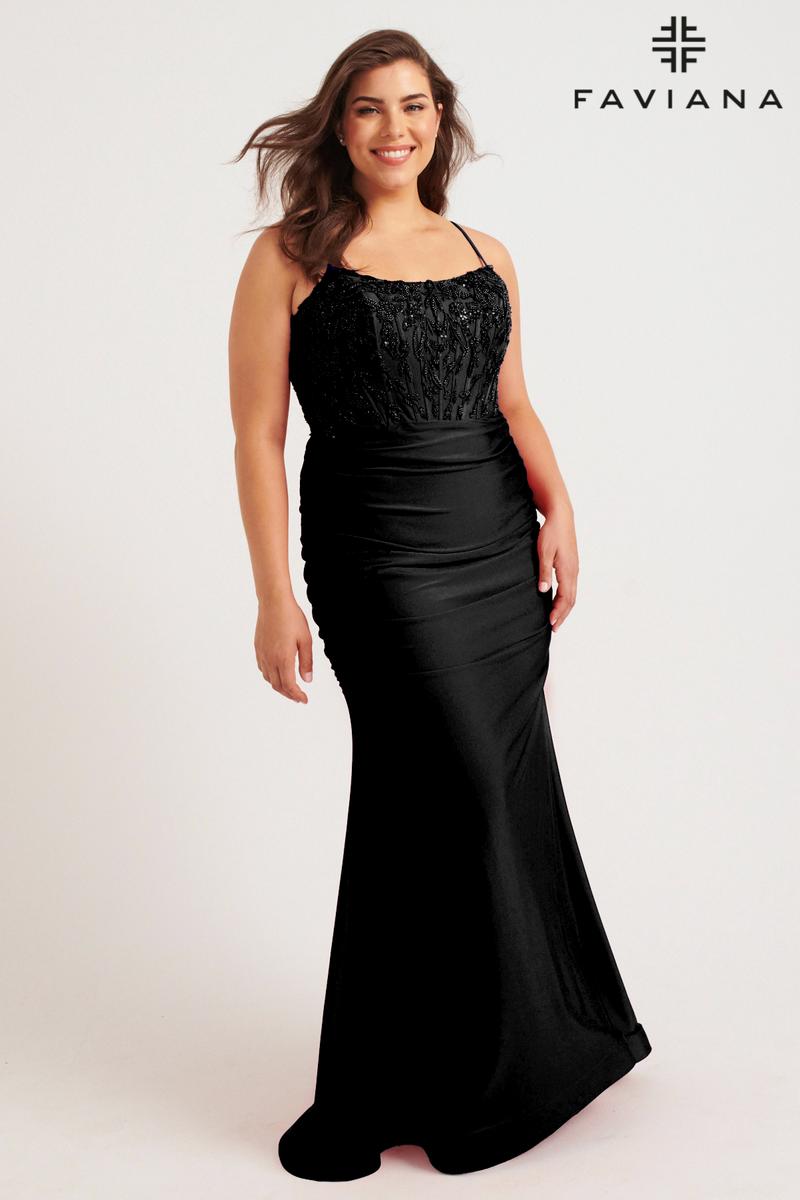 Faviana Plus Sizes Dress 9569