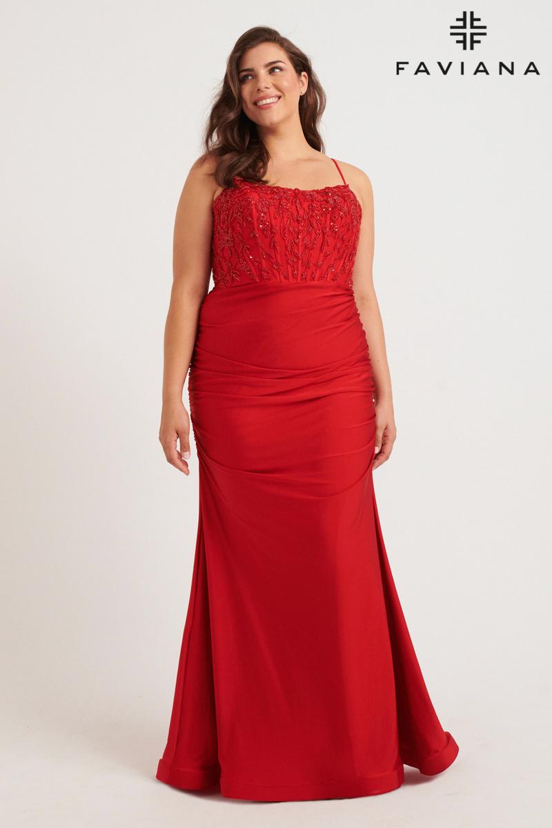 Faviana Plus Sizes Dress 9569