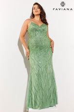 Faviana Plus Sizes Dress 9572