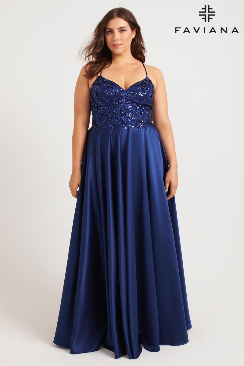 Faviana Plus Sizes Dress 9578