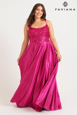 Faviana Plus Sizes Dress 9582