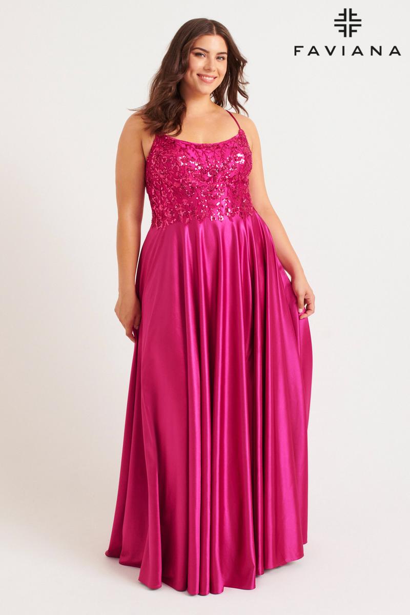 Faviana Plus Sizes Dress 9582