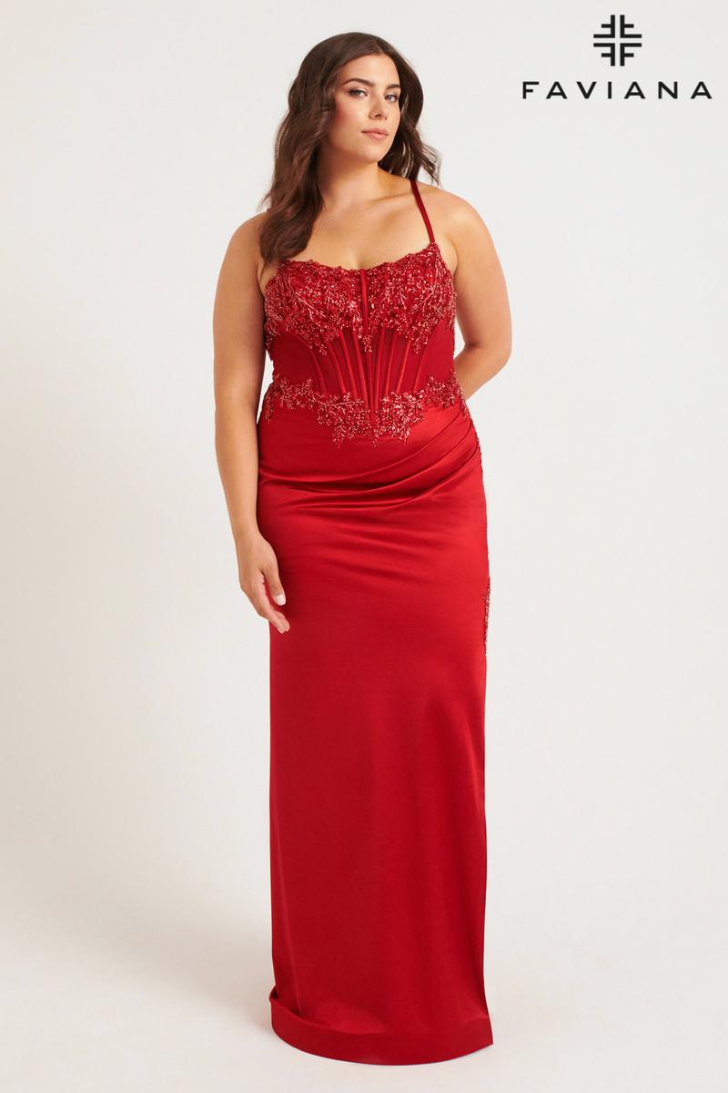 Faviana Plus Sizes Dress 9592