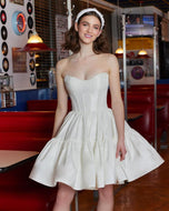 ANGELA AND ALISON "ANGEE" SHORT BRIDAL GOWN AA2340