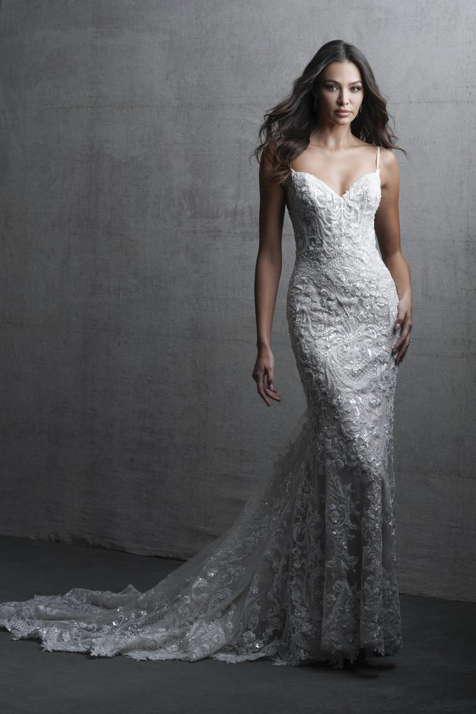 Allure Bridals Couture Lace Wedding Dress C747