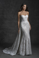 Allure Bridals Couture Fit and Flare Wedding Dress C749