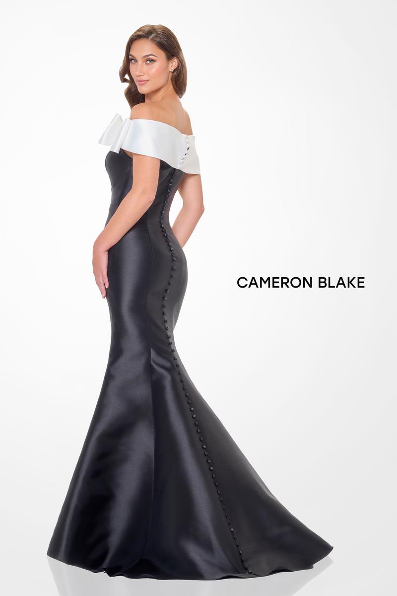 Cameron Blake Off Shoulder Mikado Dress CB3247