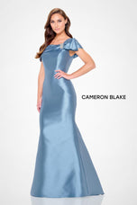 Cameron Blake Off Shoulder Mikado Dress CB3247