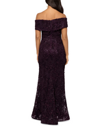 Xscape Evenings "Jill" Off the Shoulder Lace Gown 4618X