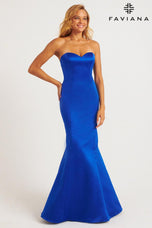 Faviana Satin Mermaid Prom Dress E11236