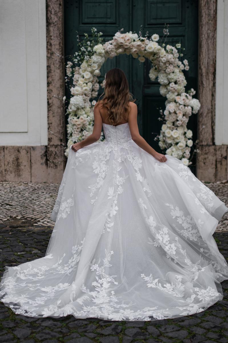 Abella by Allure Lace Corset Bridal Gown E450