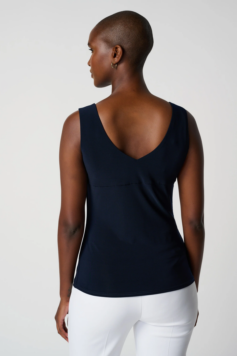 Joseph Ribkoff Basic V-Neck Sleeveless Stretch Cami Top 201546