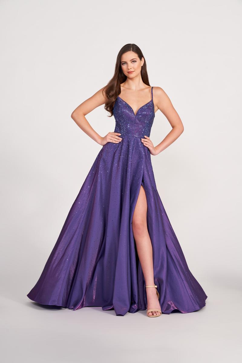 Ellie Wilde Jersey A-Line Prom Dress EW121001