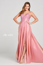 Ellie Wilde Jersey A-Line Prom Dress EW121001