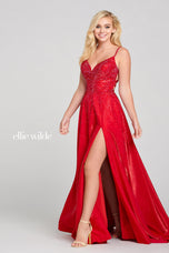 Ellie Wilde Jersey A-Line Prom Dress EW121001