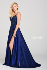 Ellie Wilde Jersey A-Line Prom Dress EW121001