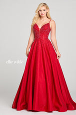 Ellie Wilde Long Jersey Ball Gown EW121005