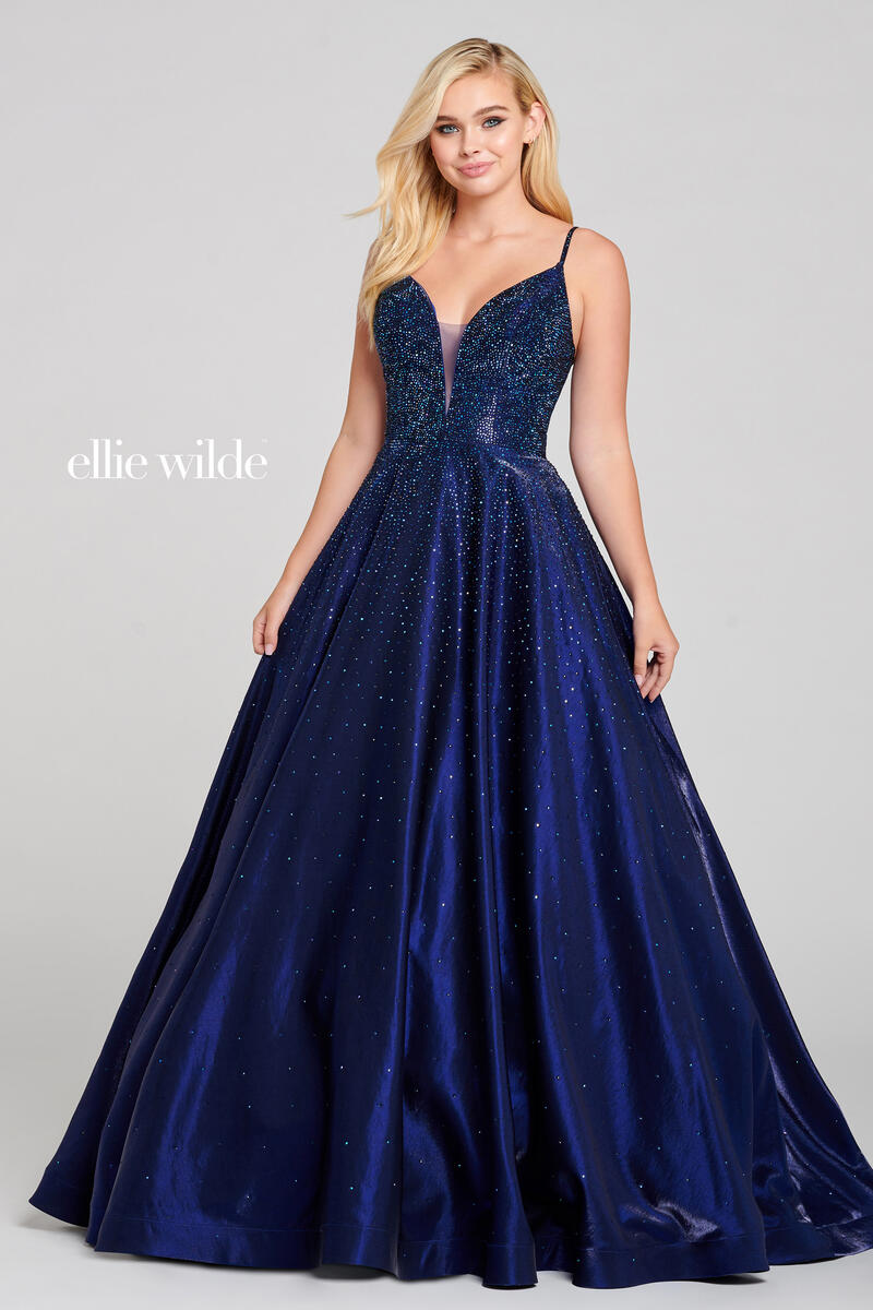 Ellie Wilde Long Jersey Ball Gown EW121005