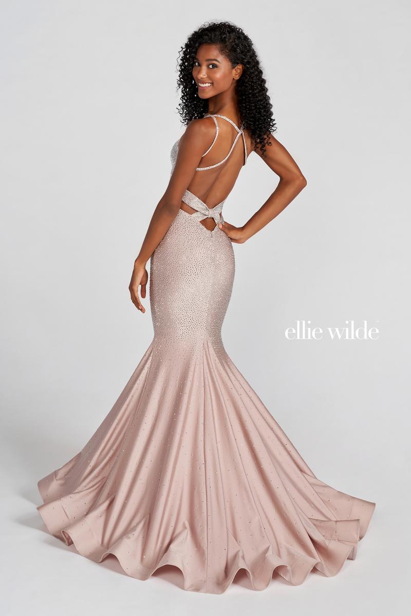 Ellie WIlde Fit and Flare Prom Dress EW122001 - B