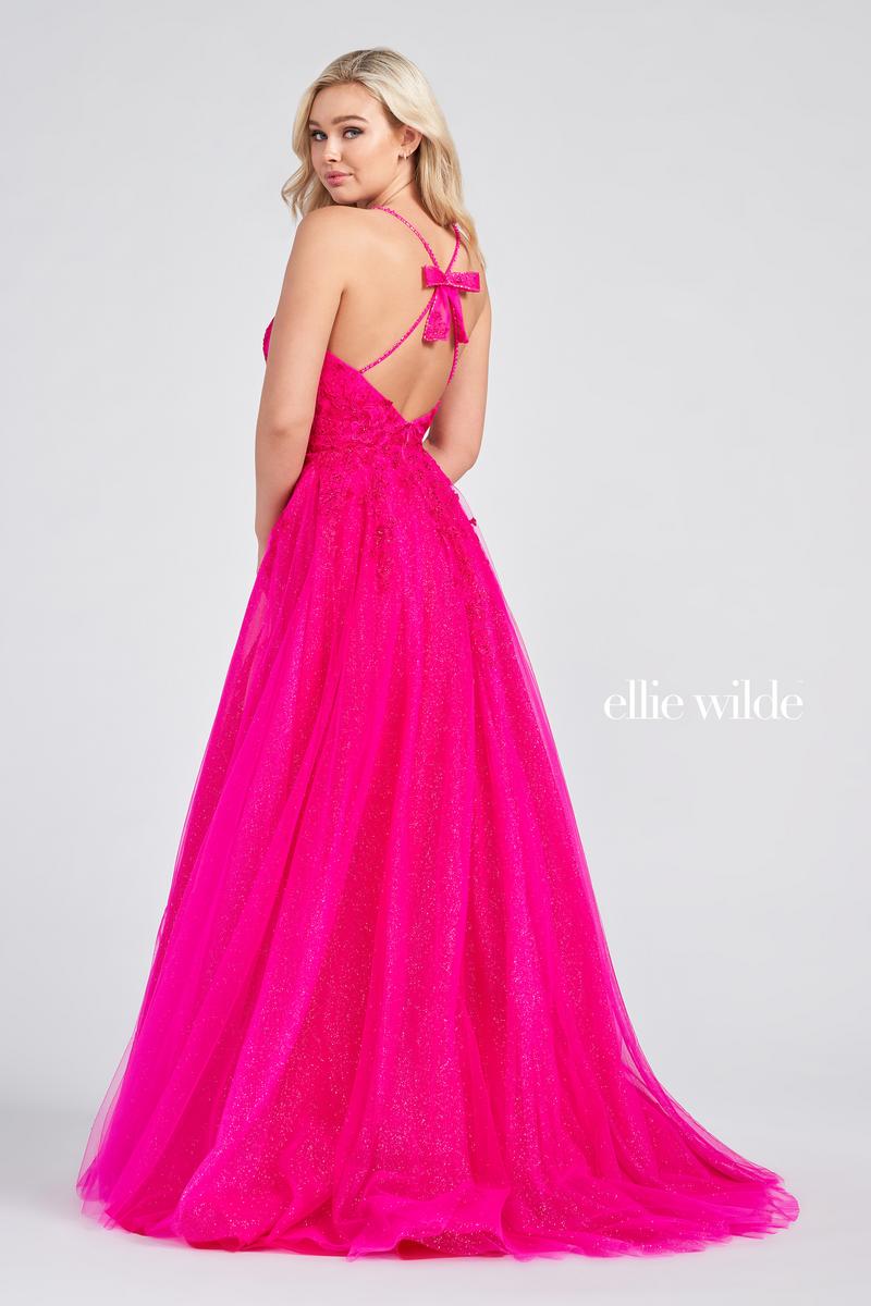 Ellie Wilde A-Line V-Neck Prom Dress EW122014