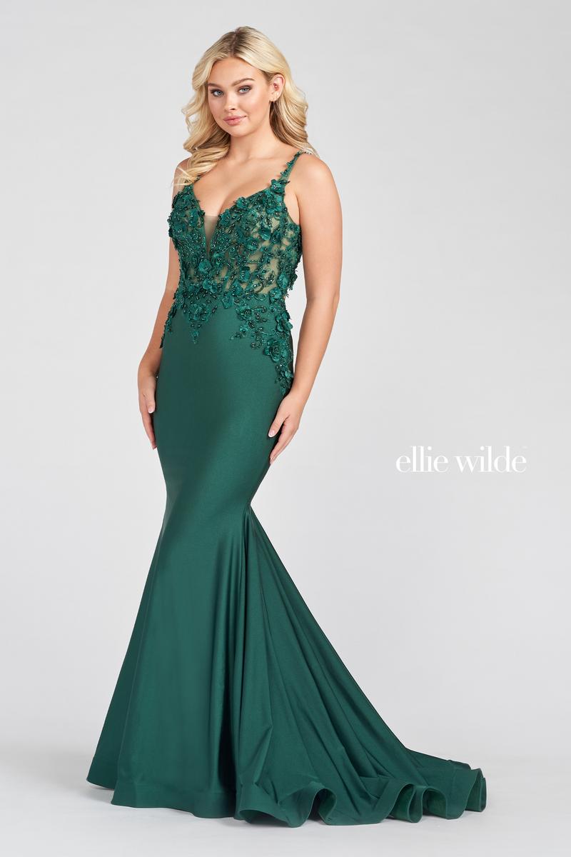 Ellie Wilde Fit and Flare Prom Dress EW122041