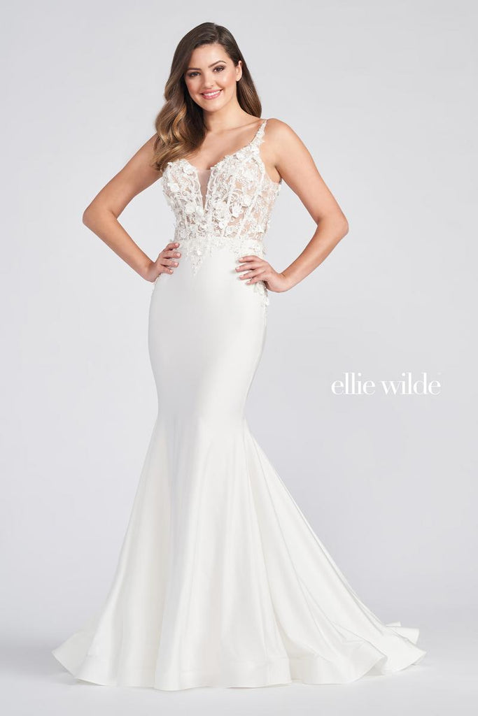 Ellie Wilde Fit and Flare Prom Dress EW122041