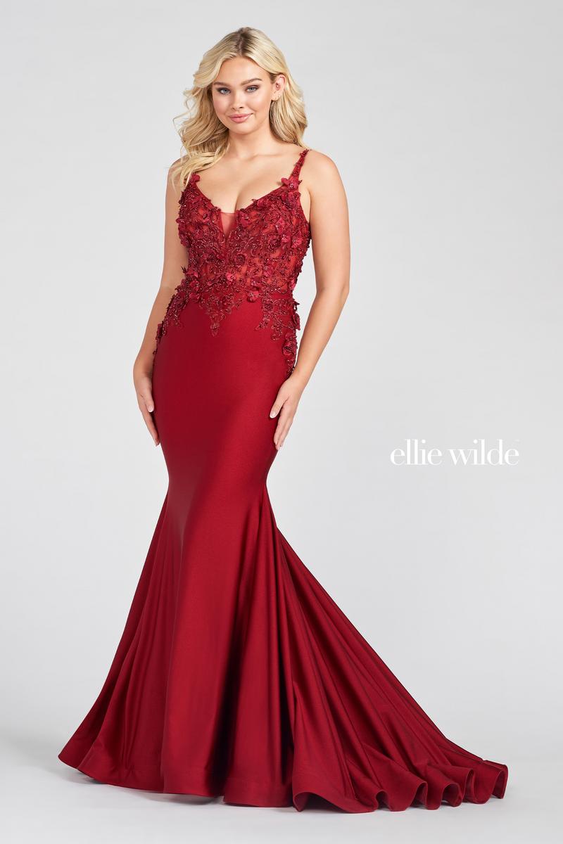 Ellie Wilde Fit and Flare Prom Dress EW122041