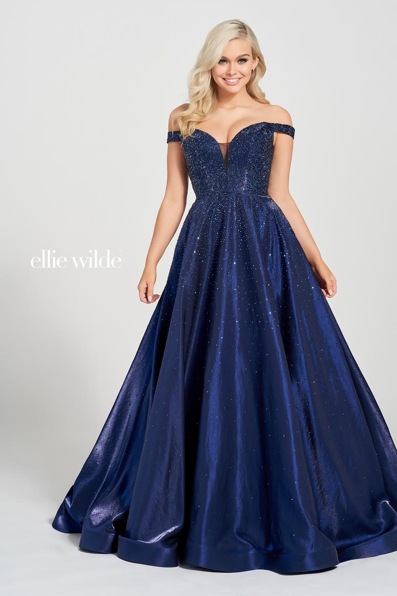 Ellie Wilde Long Prom Dress EW122106