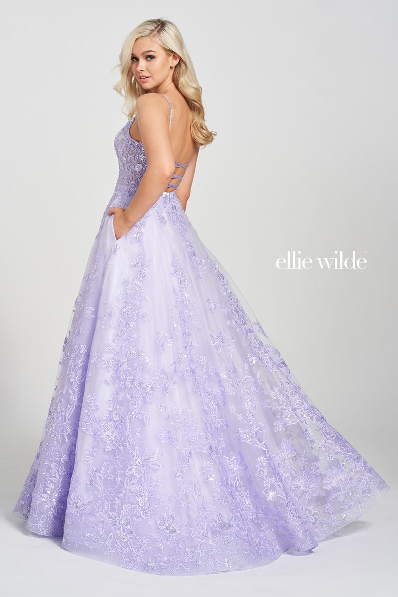 Ellie Wilde Scoop Neck Ball Gown EW122109