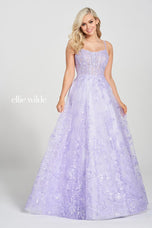 Ellie Wilde Scoop Neck Ball Gown EW122109