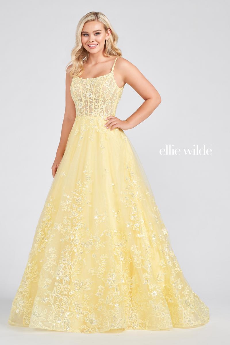 Ellie Wilde Scoop Neck Ball Gown EW122109