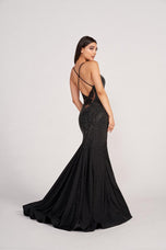 Ellie Wilde Fitted Long Prom Dress EW34005