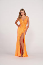 Ellie Wilde Long Sequin Prom Dress EW34021