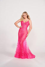 Ellie Wilde Lace-up Back Prom Dress EW34030