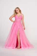 Ellie Wilde Long Lace A-Line Prom Dress EW34042