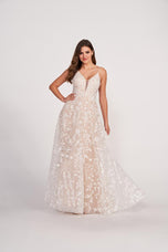 Ellie Wilde Long Lace Ball Gown Dress EW34048