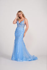 Ellie Wilde Sleeveless Trumpet Prom Dress EW34067