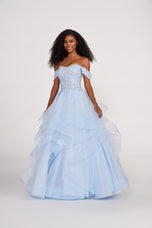 Ellie Wilde Tiered Ball Gown EW34108