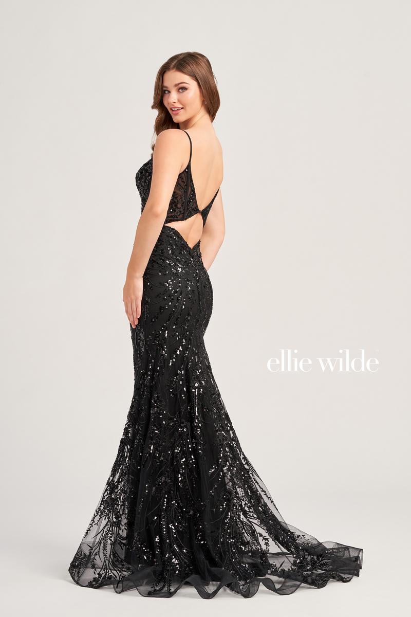 Ellie Wilde Corset Open Back Pro m Dress EW35039