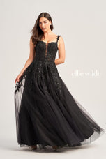 Ellie Wilde A-Line Lace Prom Dress EW35068