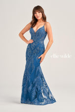 Ellie Wilde Fit and Flare Prom Dress EW35095