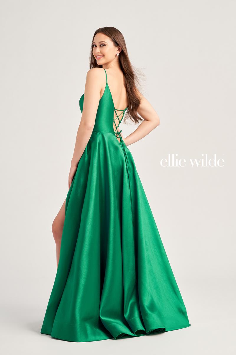 Ellie Wilde A-Line Satin Prom Dress EW35232