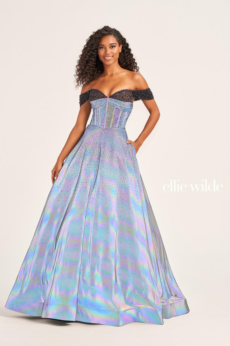 Ellie Wilde Off Shoulder Ball Gown EW35703