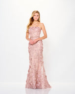 Ivonne D by Mon Cheri 3D Floral Evening Dress ID6205