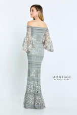 Montage by Mon Cheri Off Shoulder Evening Dress M514