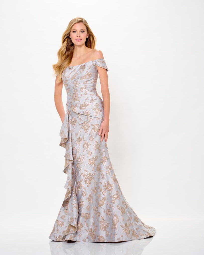 Montage by Mon Cheri Brocade Evening Dress M905